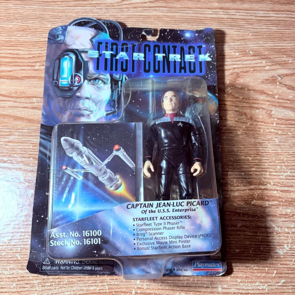 Star Trek First Contact Captain Jean-Luc Picard Playmates 16101